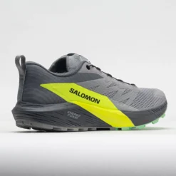 Salomon Sense Ride 5 Men's Alloy/Quiet Shade/Safety Yellow -Hoka Shoes Sales 040741 6