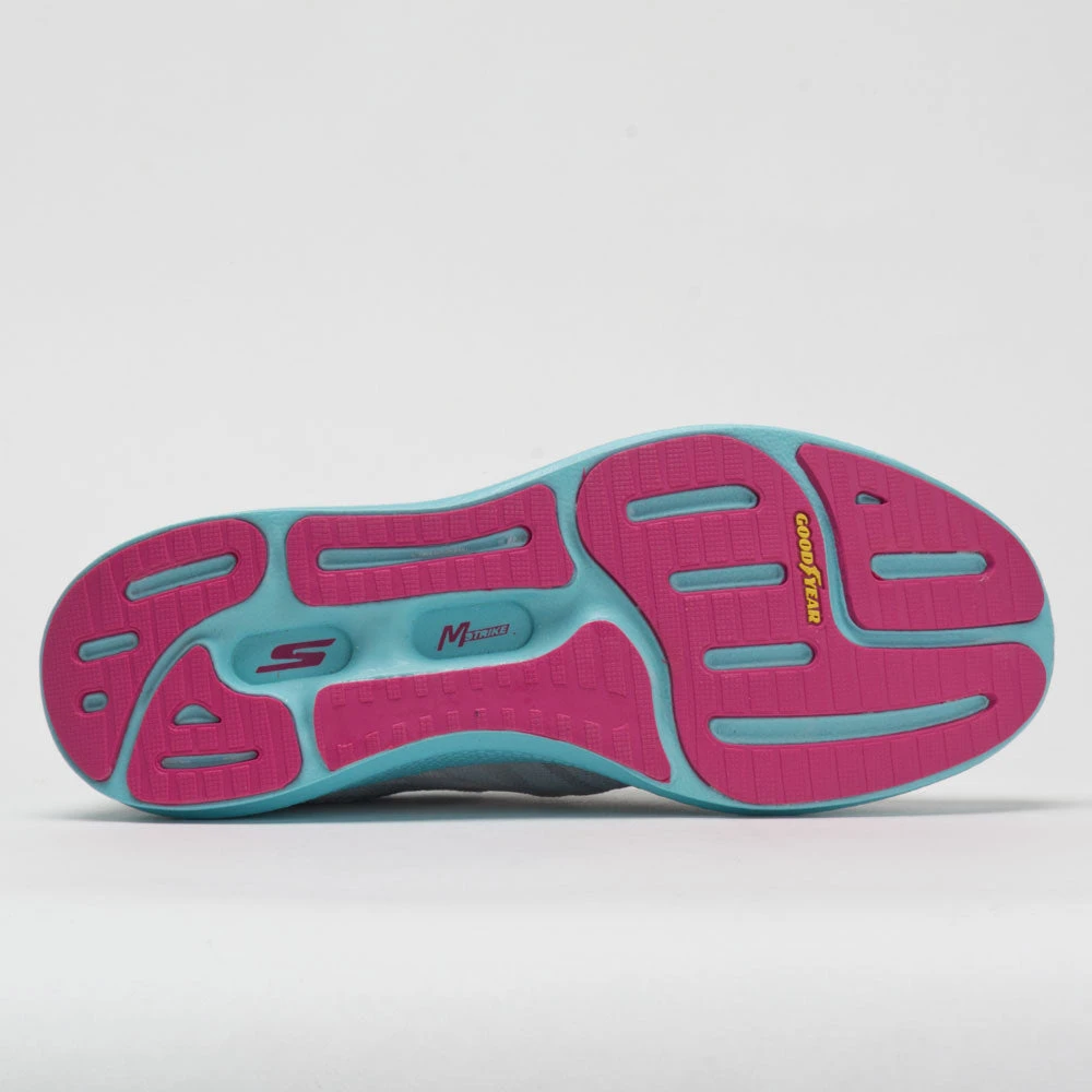 Skechers GOrun Razor+ Women's Gray/Aqua/Hot Pink 4 Skechers GOrun Razor+ Women's Gray/Aqua/Hot Pink - Image 4