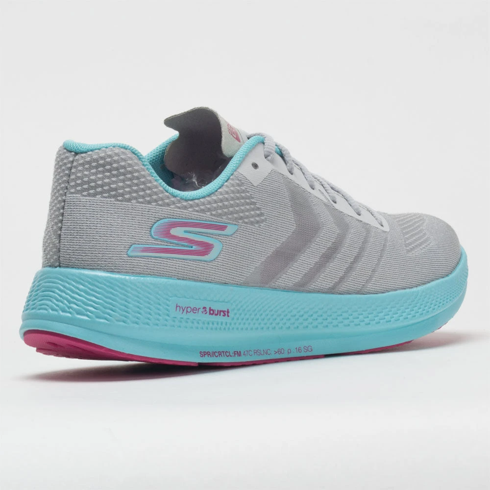 Skechers GOrun Razor+ Women's Gray/Aqua/Hot Pink 6 Skechers GOrun Razor+ Women's Gray/Aqua/Hot Pink - Image 6