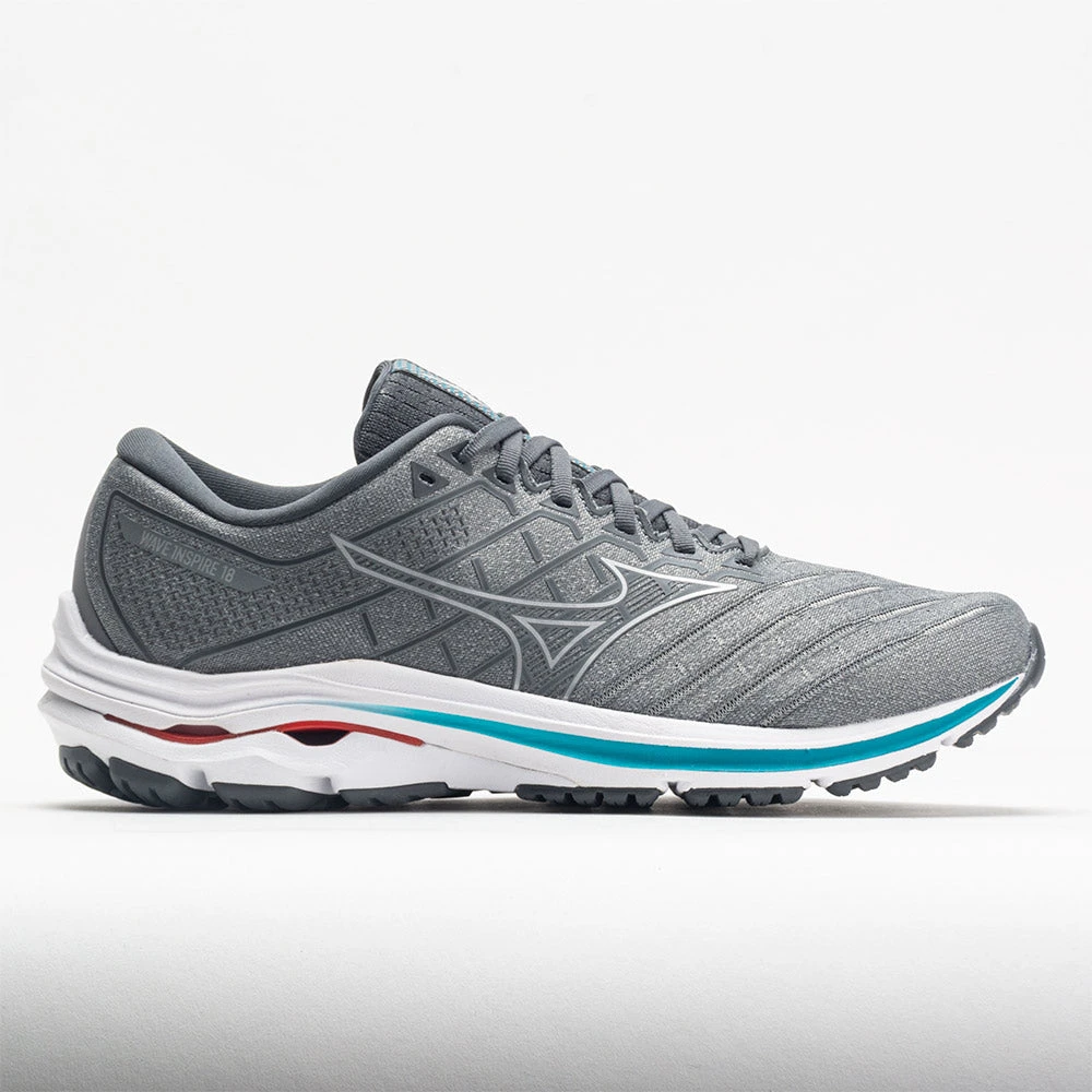 Mizuno Wave Inspire 18 Men's Ultimate Grey/Silver 1 Mizuno Wave Inspire 18 Men's Ultimate Grey/Silver