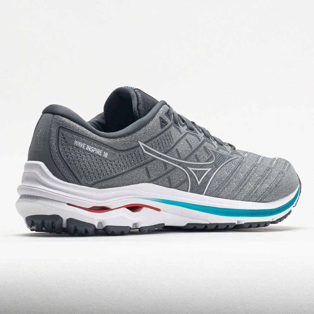 Mizuno Wave Inspire 18 Men's Ultimate Grey/Silver 6 Mizuno Wave Inspire 18 Men's Ultimate Grey/Silver - Image 6