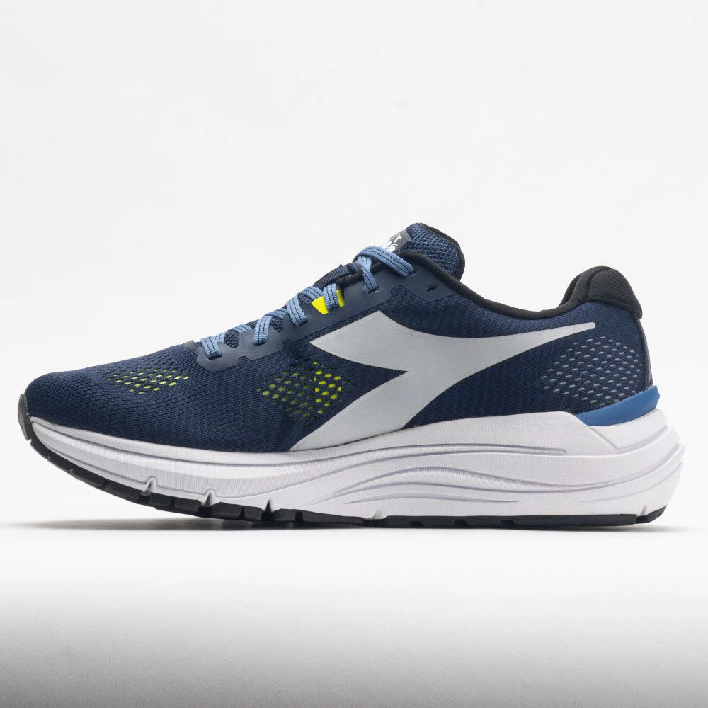 Diadora Mythos Blushield Vortice 7 Men's Black Iris/White/Neon Yellow 2 Diadora Mythos Blushield Vortice 7 Men's Black Iris/White/Neon Yellow - Image 2