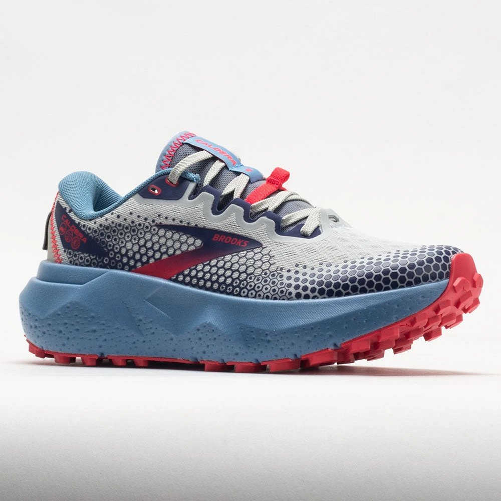 Brooks Caldera 6 Women's Oyster/Blissful Blue/Pink 5 Brooks Caldera 6 Women's Oyster/Blissful Blue/Pink - Image 5