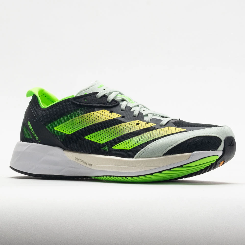 Adidas Adizero Adios 7 Women's Core Black/Beam Yellow/Solar Green 5 Adidas Adizero Adios 7 Women's Core Black/Beam Yellow/Solar Green - Image 5