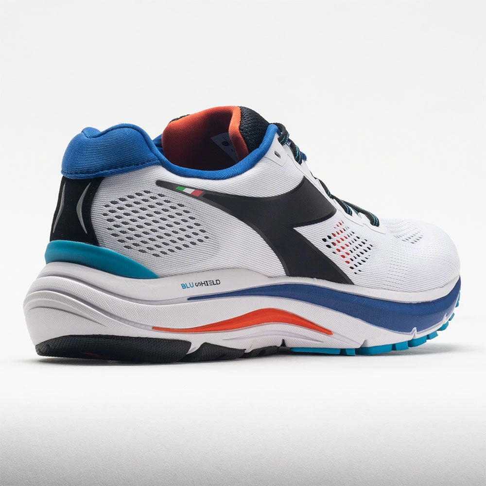 Diadora Mythos Blushield Vortice 7 Men's White/Black/Turkish Sea 6 Diadora Mythos Blushield Vortice 7 Men's White/Black/Turkish Sea - Image 6