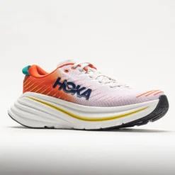 HOKA Bondi X Men's Blanc De Blanc/Flame -Hoka Shoes Sales 049244 5