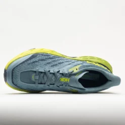 HOKA Speedgoat 5 Men's Stone Blue/Dark Citron -Hoka Shoes Sales 049271 2