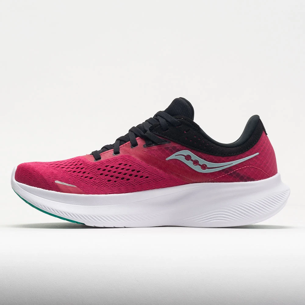 Saucony Ride 16 Women's Rose/Black 2 Saucony Ride 16 Women's Rose/Black - Image 2