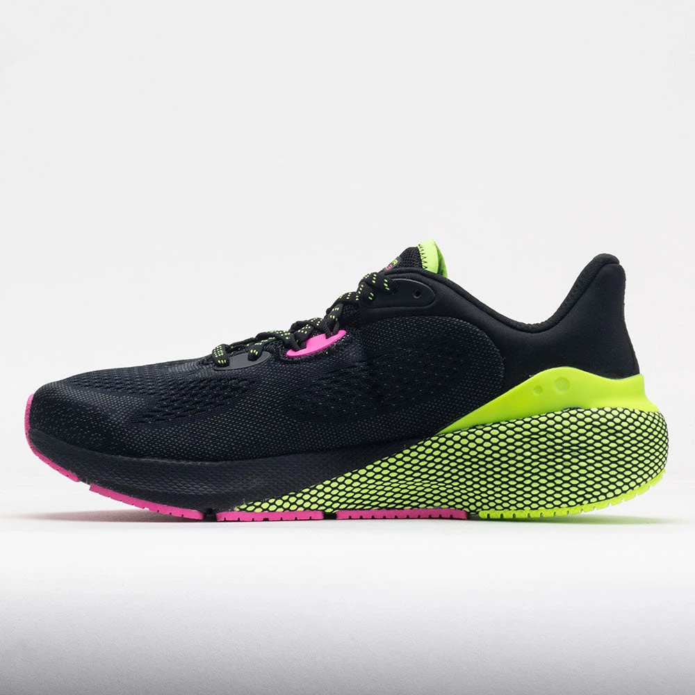 Under Armour HOVR Machina 3 Men's Black/Lime Surge/Rebel Pink 2 Under Armour HOVR Machina 3 Men's Black/Lime Surge/Rebel Pink - Image 2