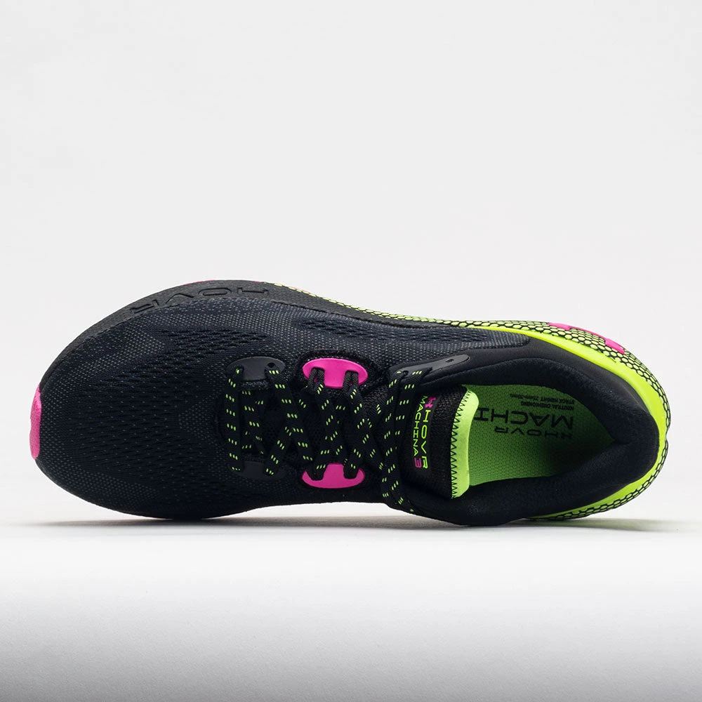 Under Armour HOVR Machina 3 Men's Black/Lime Surge/Rebel Pink 3 Under Armour HOVR Machina 3 Men's Black/Lime Surge/Rebel Pink - Image 3