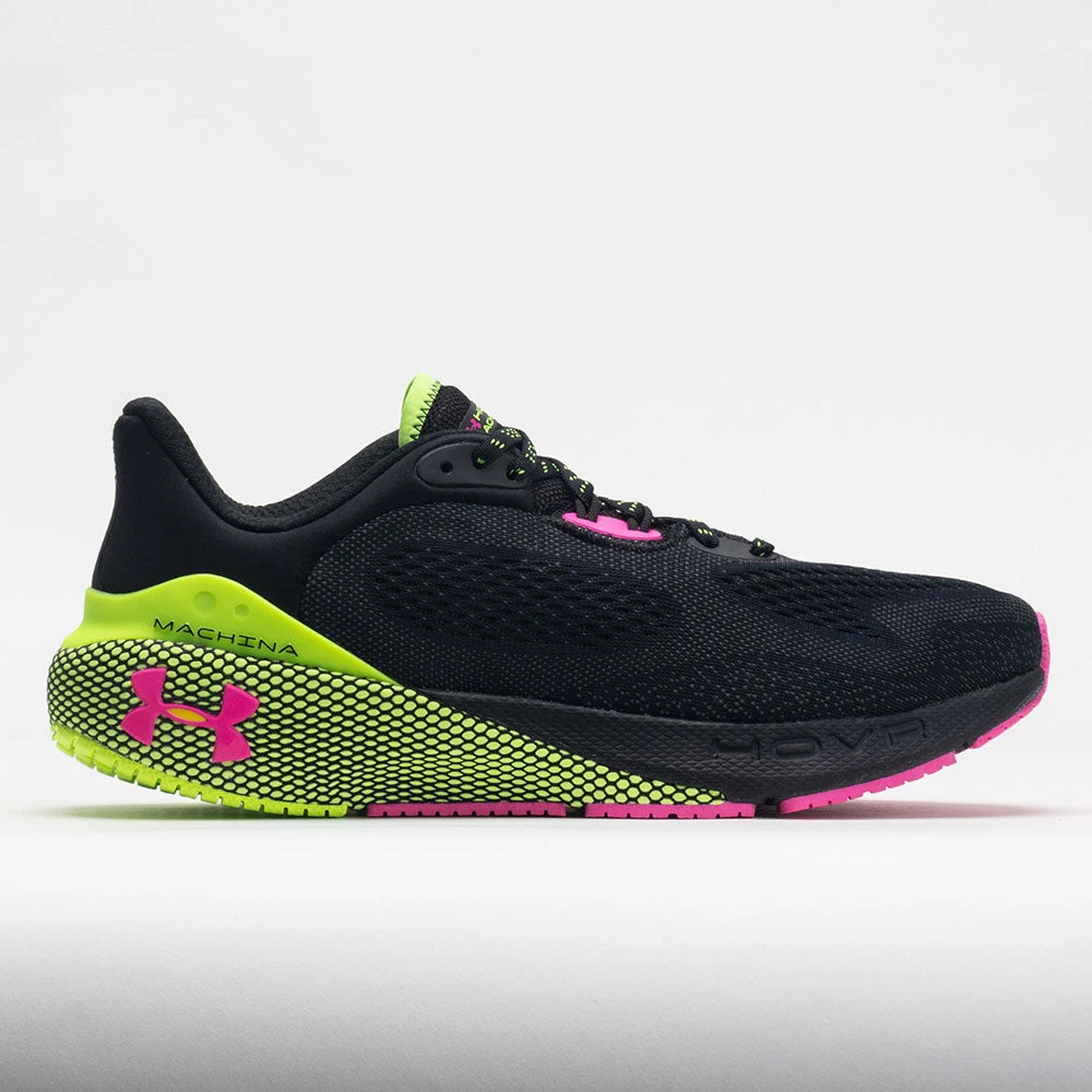 Under Armour HOVR Machina 3 Men's Black/Lime Surge/Rebel Pink 1 Under Armour HOVR Machina 3 Men's Black/Lime Surge/Rebel Pink