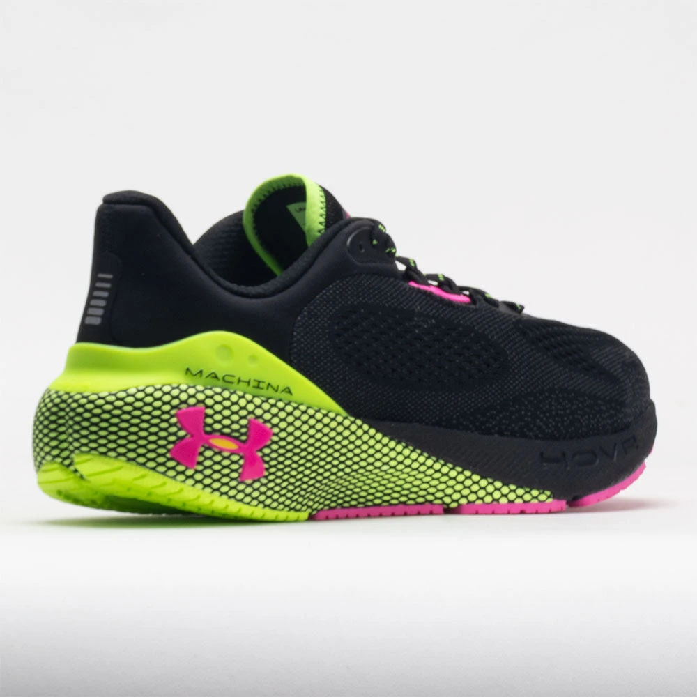 Under Armour HOVR Machina 3 Men's Black/Lime Surge/Rebel Pink 6 Under Armour HOVR Machina 3 Men's Black/Lime Surge/Rebel Pink - Image 6