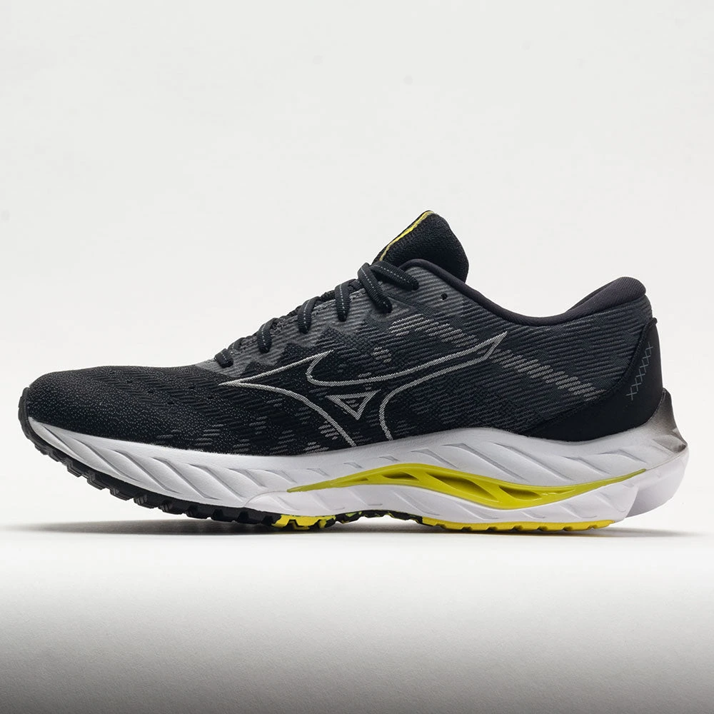 Mizuno Wave Inspire 19 Knit Men's Black/Nimbus Cloud 2 Mizuno Wave Inspire 19 Knit Men's Black/Nimbus Cloud - Image 2