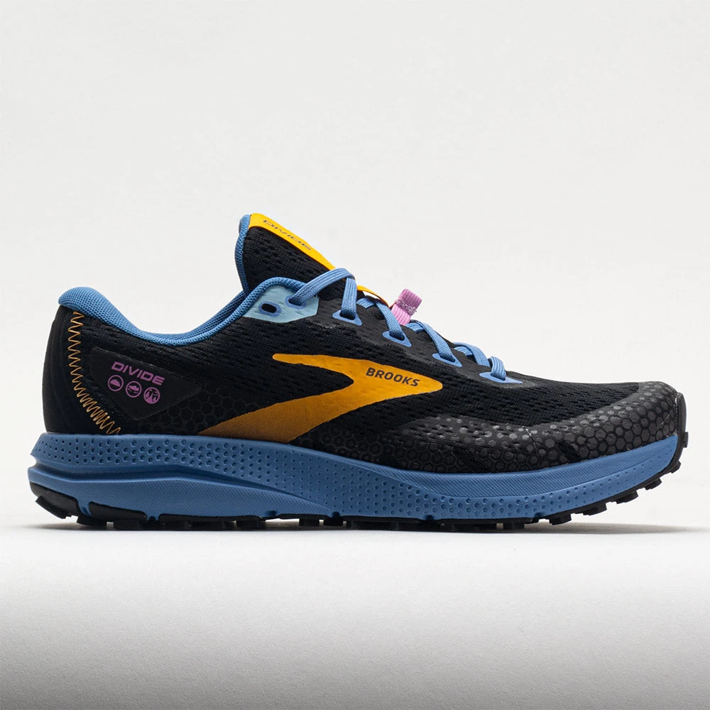 Brooks Divide 3 Women's Black/Blue/Yellow 1 Brooks Divide 3 Women's Black/Blue/Yellow