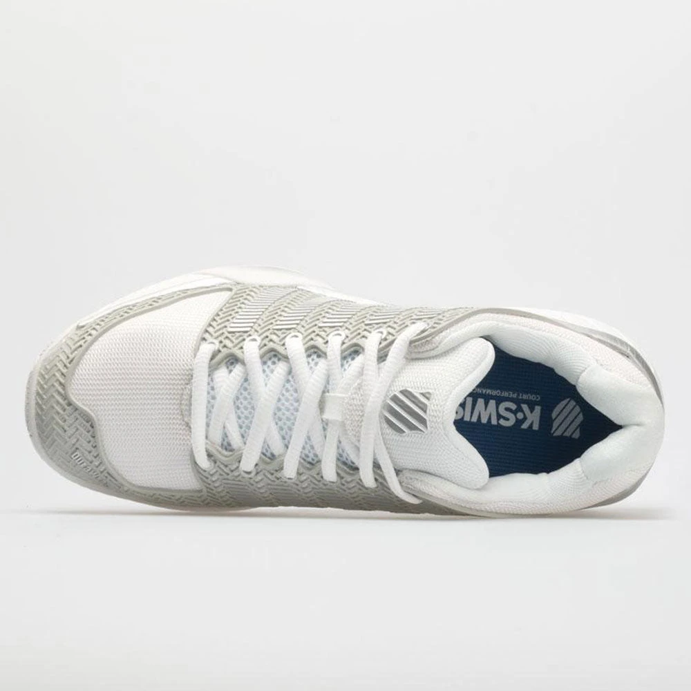 K-Swiss Hypercourt Express Women's White/Silver 3 K-Swiss Hypercourt Express Women's White/Silver - Image 3