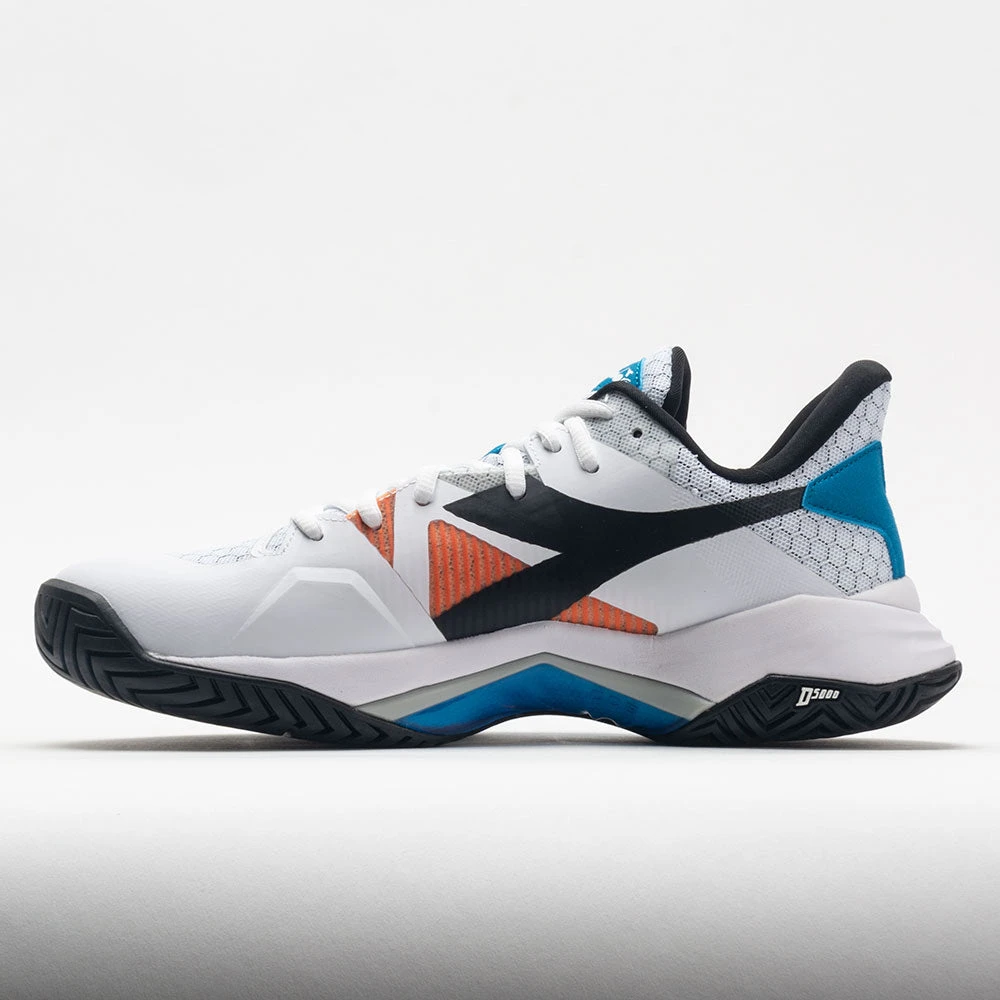 Diadora B.Icon AG Men's White/Black/Blue Jewel 2 Diadora B.Icon AG Men's White/Black/Blue Jewel - Image 2