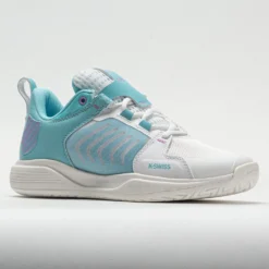 K-Swiss Ultrashot Team Women's Brilliant White/Angel Blue/Sheer Lilac -Hoka Shoes Sales 116903 5