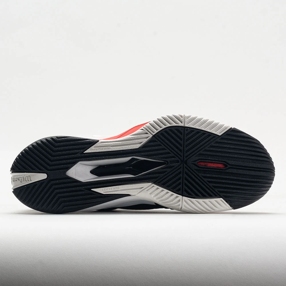 Wilson Rush Pro 4.0 Men's Black/White/Poppy Red 4 Wilson Rush Pro 4.0 Men's Black/White/Poppy Red - Image 4