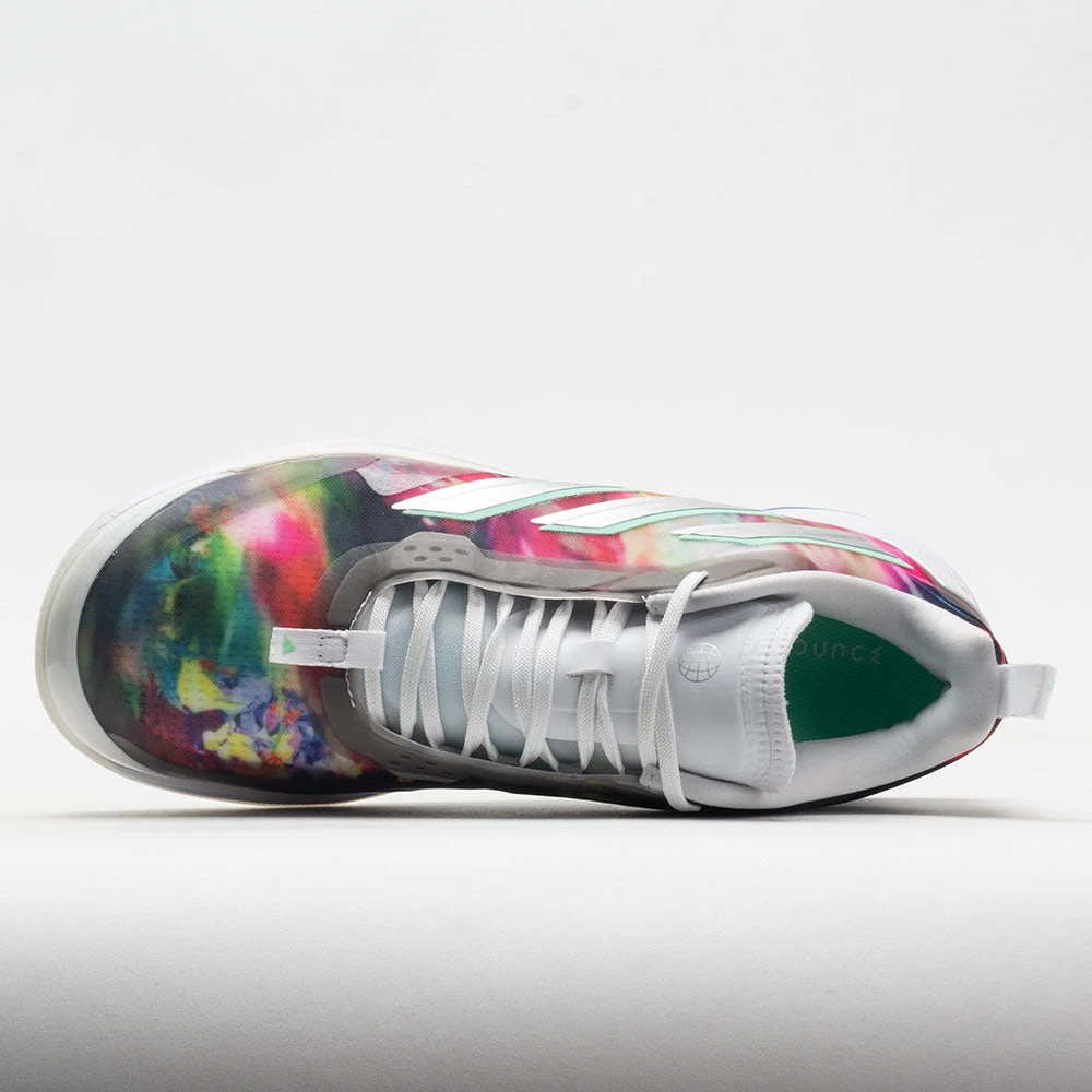 Adidas AvaCourt Women's White/Silver Metallic/Pulse Mint 3 Adidas AvaCourt Women's White/Silver Metallic/Pulse Mint - Image 3