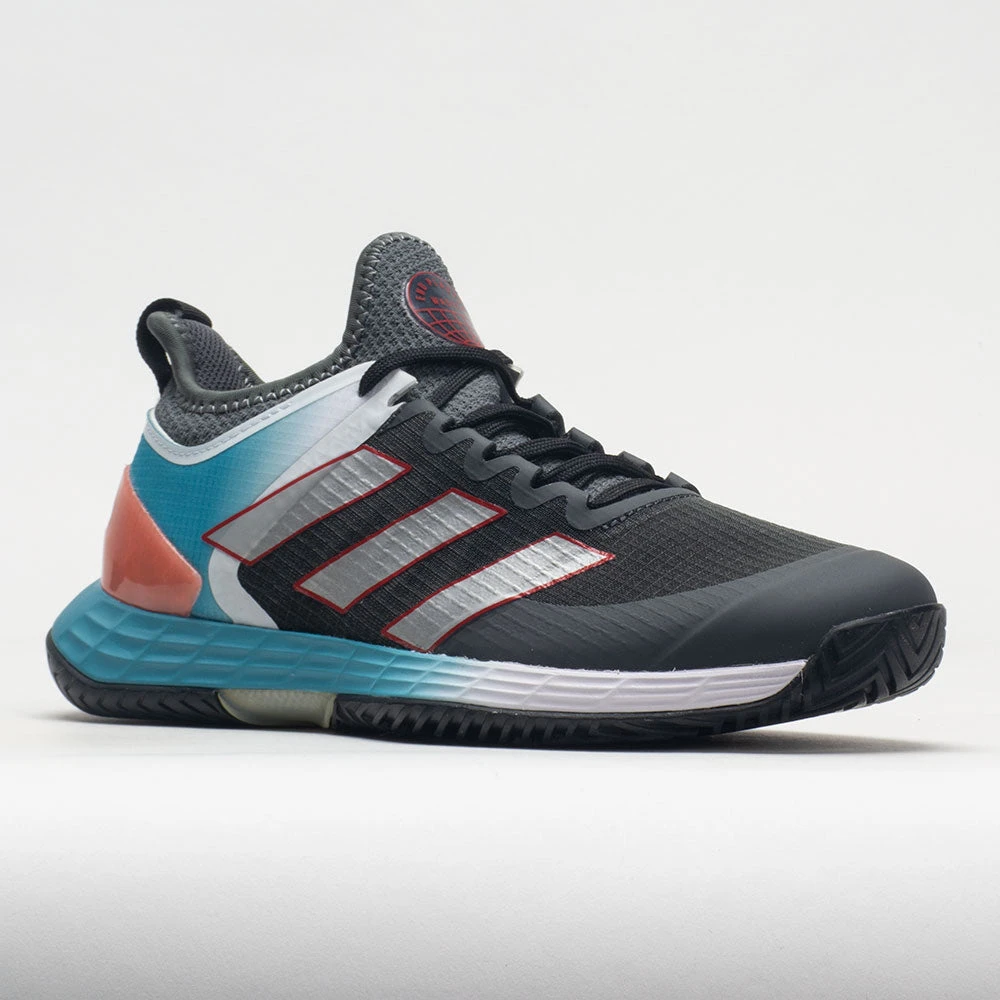Adidas Adizero Ubersonic 4 Women's Grey/Silver Metallic/Better Scarlet 5 Adidas Adizero Ubersonic 4 Women's Grey/Silver Metallic/Better Scarlet - Image 5