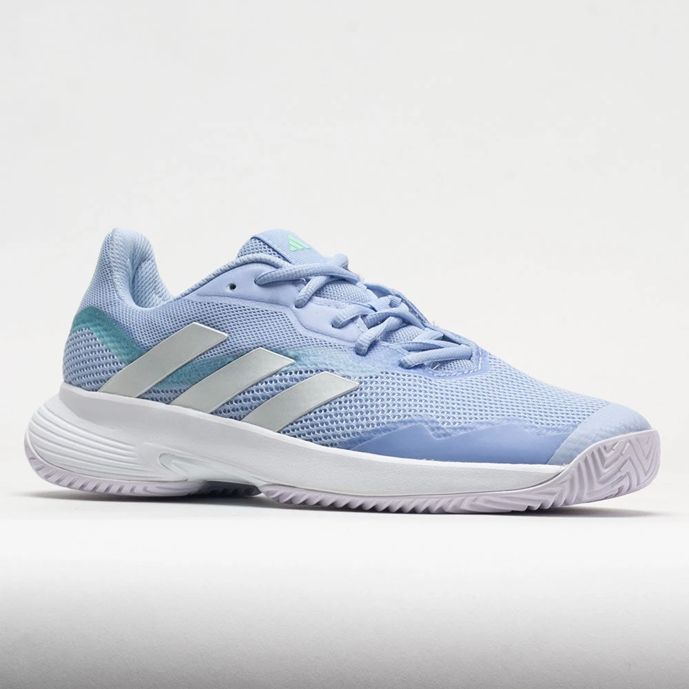 Adidas CourtJam Control Women's Blue Dawn/Metallic/White 5 Adidas CourtJam Control Women's Blue Dawn/Metallic/White - Image 5
