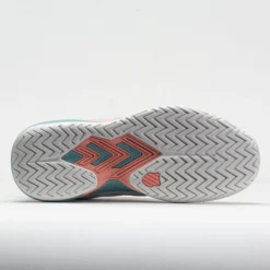 K-Swiss Ultrashot Team Women's Blanc De Blanc/Nile Blue/Desert Flower -Hoka Shoes Sales 117136 4