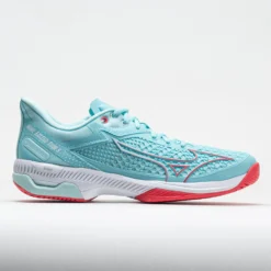 New Arrival 7 Mizuno Wave Exceed Tour 5 AC Women's Tanager Turpuoise/Paradise Pink