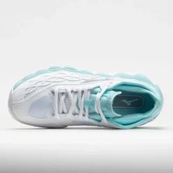Mizuno Wave Enforce Tour AC Women's White/Tanager Turquoise -Hoka Shoes Sales 117145 2