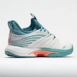 K-Swiss Speedtrac Women's Blanc De Blanc/Nile BLue/Desert Flower -Hoka Shoes Sales 117149 6
