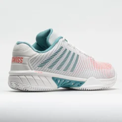 K-Swiss Hypercourt Express 2 Clay Women's Blanc De Blanc/Nile Blue/Des -Hoka Shoes Sales 117156 6