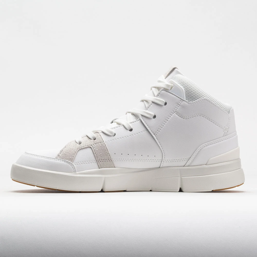 On Running On The Roger Clubhouse Mid Men's White/Sand 2 On Running On The Roger Clubhouse Mid Men's White/Sand - Image 2