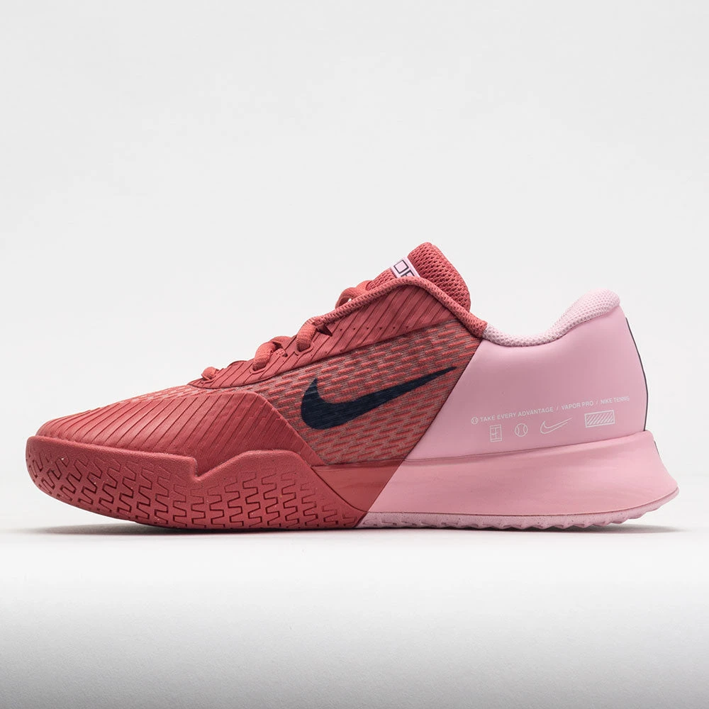 Nike Zoom Vapor Pro 2 Women's Adobe/Obsidian/Med Soft Pink 2 Nike Zoom Vapor Pro 2 Women's Adobe/Obsidian/Med Soft Pink - Image 2
