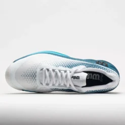 Wilson Rush Pro 4.0 Clay Men's White/Blue Coral/Blue Atoll -Hoka Shoes Sales 117516 2