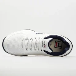 Fila Volley Zone Men's White/Navy/Red -Hoka Shoes Sales 360234 2