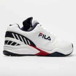 Fila Volley Zone Men's White/Navy/Red -Hoka Shoes Sales 360234 6