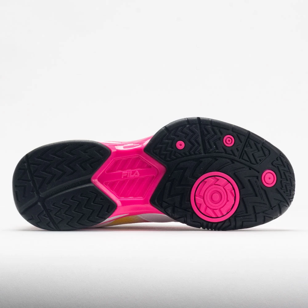 Fila Volley Zone Women's Tie-Dye Print White/Pink/Black 4 Fila Volley Zone Women's Tie-Dye Print White/Pink/Black - Image 4