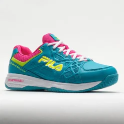 Fila Double Bounce 3 Women's Scuba Blue/White/Safety Yellow -Hoka Shoes Sales 370041 5