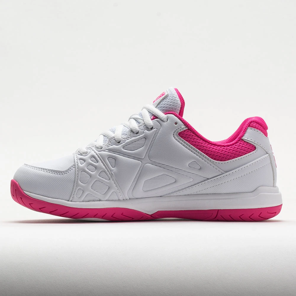 Fila Double Bounce 3 Women's White/White/Pink Glo 2 Fila Double Bounce 3 Women's White/White/Pink Glo - Image 2