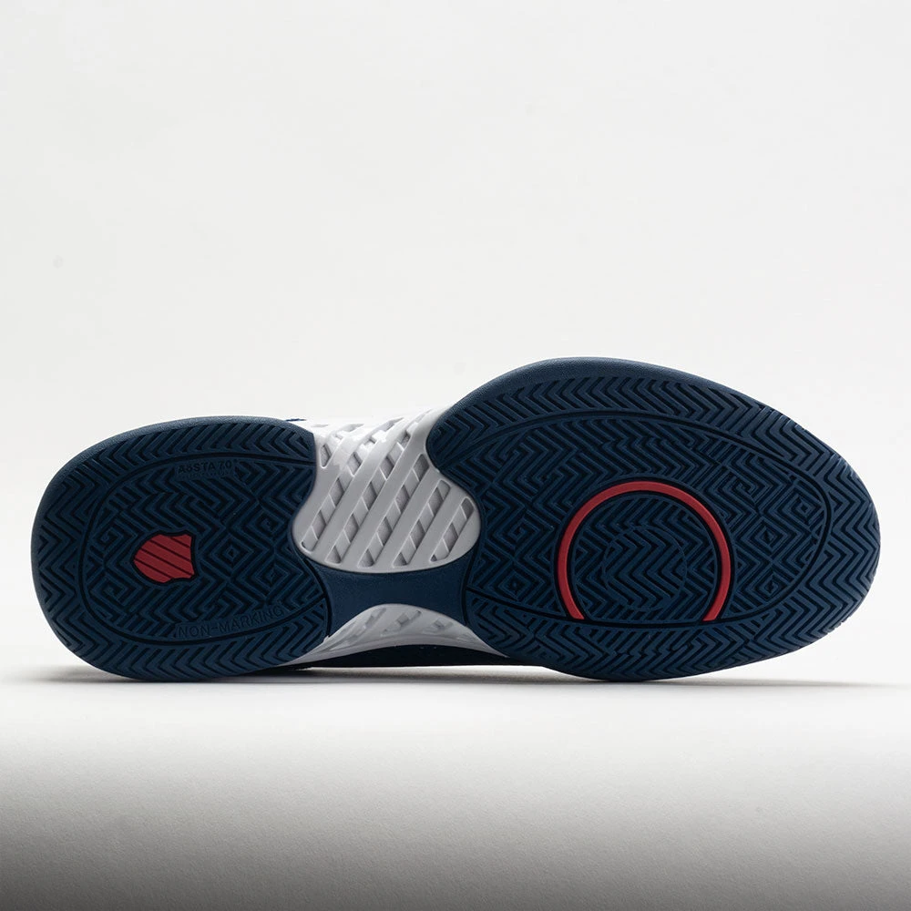 K-Swiss Express Light Pickleball Men's Dark Blue/White/Bittersweet 4 K-Swiss Express Light Pickleball Men's Dark Blue/White/Bittersweet - Image 4