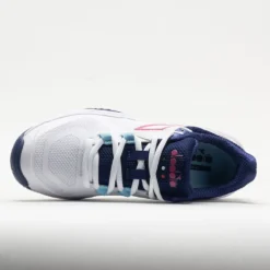 Diadora Trofeo 2 AG Pickleball Women's White/Blueprint/Pink Yarrow 8 Diadora Trofeo 2 AG Pickleball Women's White/Blueprint/Pink Yarrow -Hoka Shoes Sales 370081 2