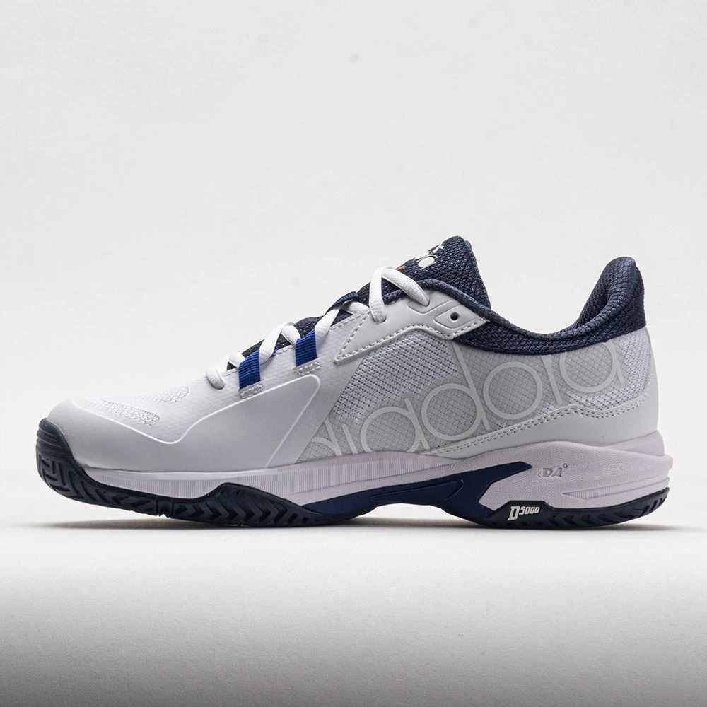 Diadora Trofeo 2 Pickleball Men's White/Surf The Web/Blue Corsair 2 Diadora Trofeo 2 Pickleball Men's White/Surf The Web/Blue Corsair - Image 2