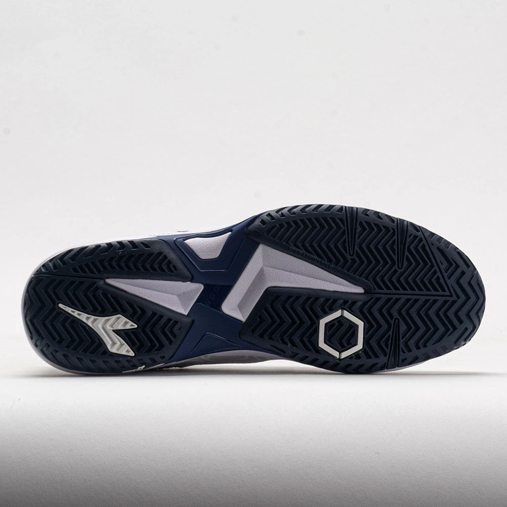 Diadora Trofeo 2 Pickleball Men's White/Surf The Web/Blue Corsair 4 Diadora Trofeo 2 Pickleball Men's White/Surf The Web/Blue Corsair - Image 4