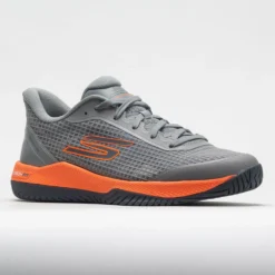 Skechers Viper Court Pro Men's Grey/Orange -Hoka Shoes Sales 370104 5