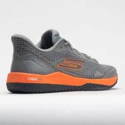 Skechers Viper Court Pro Men's Grey/Orange -Hoka Shoes Sales 370104 6