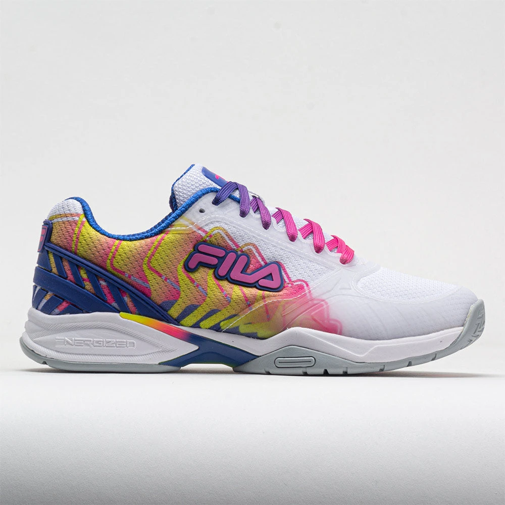 Fila Volley Zone PBF Women's White/Knockout Pink/Mazarine Blue 1 Fila Volley Zone PBF Women's White/Knockout Pink/Mazarine Blue