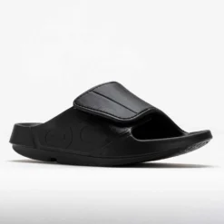 OOFOS OOahh Sport Flex Men's Matte Black -Hoka Shoes Sales 570470 5