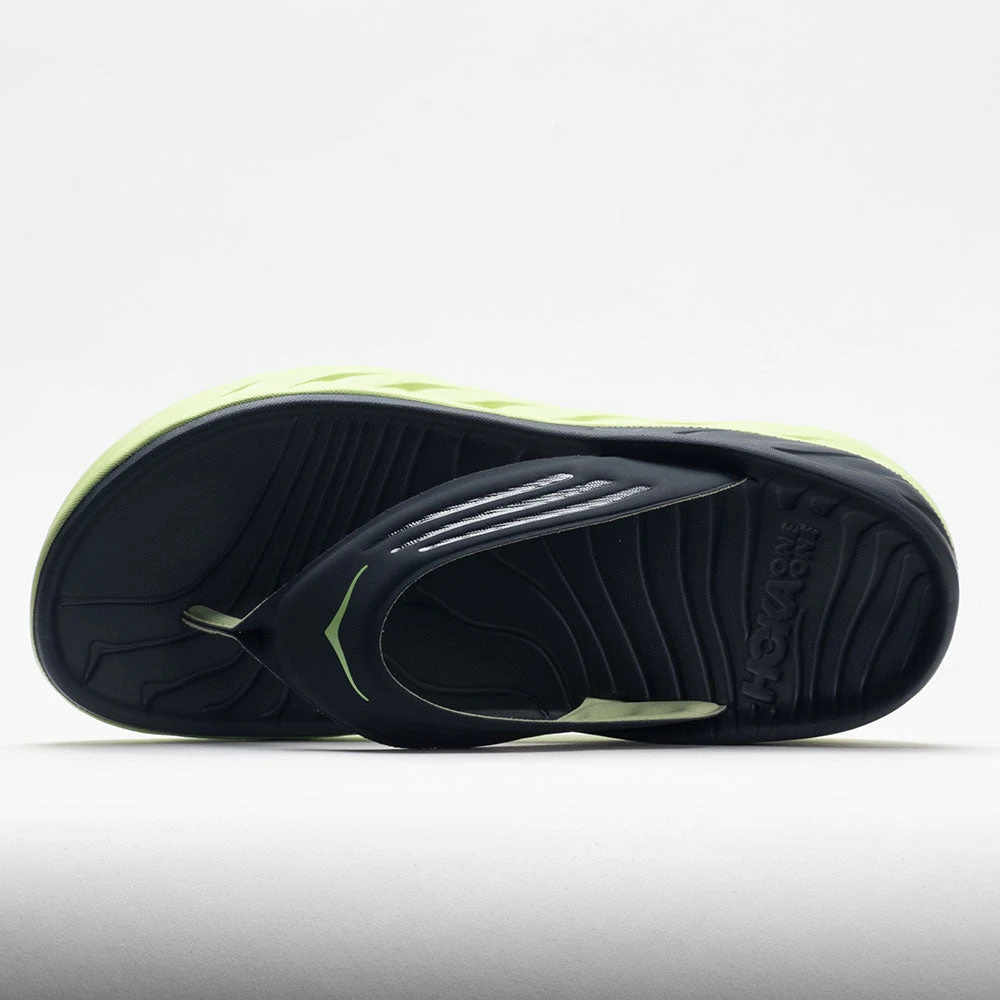 HOKA Ora Recovery Flip Men's Blue Graphite/Butterfly 2 HOKA Ora Recovery Flip Men's Blue Graphite/Butterfly - Image 2