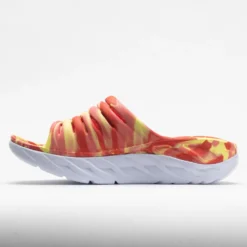 HOKA Ora Recovery Slide Swirl Unisex Yellow Pear/Fiesta 8 HOKA Ora Recovery Slide Swirl Unisex Yellow Pear/Fiesta -Hoka Shoes Sales 570558 1
