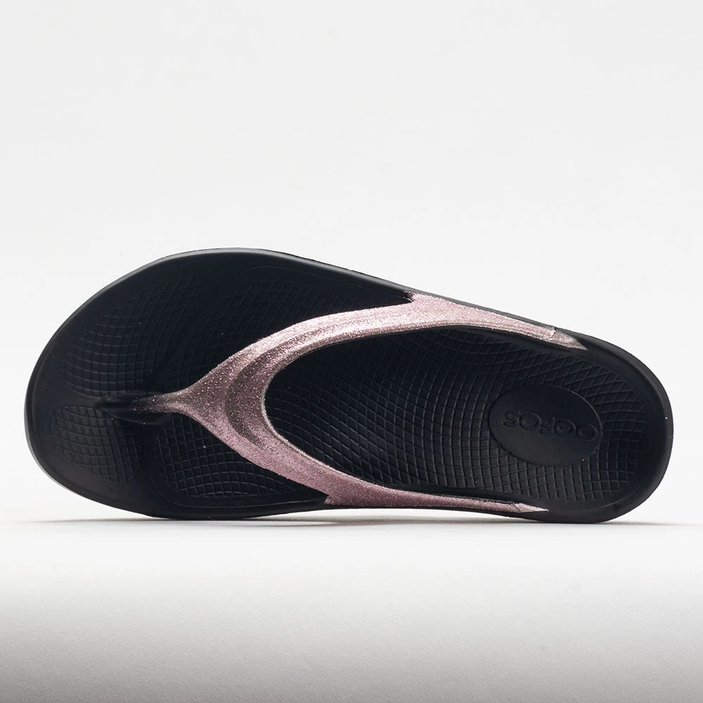 OOFOS OOlala Luxe Women's Rose Sparkle 2 OOFOS OOlala Luxe Women's Rose Sparkle - Image 2
