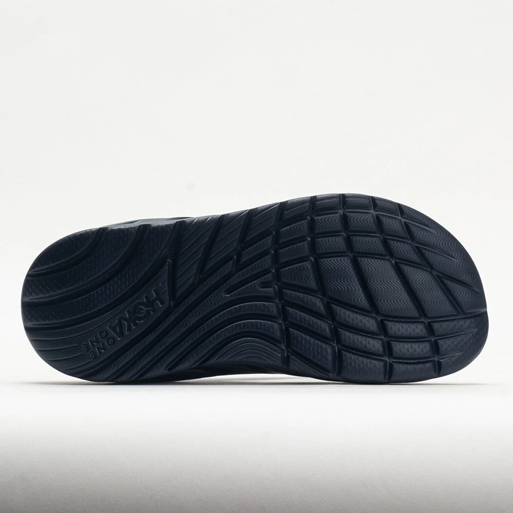 HOKA Ora Recovery Flip Men's Stone Blue/Outer Space 4 HOKA Ora Recovery Flip Men's Stone Blue/Outer Space - Image 4